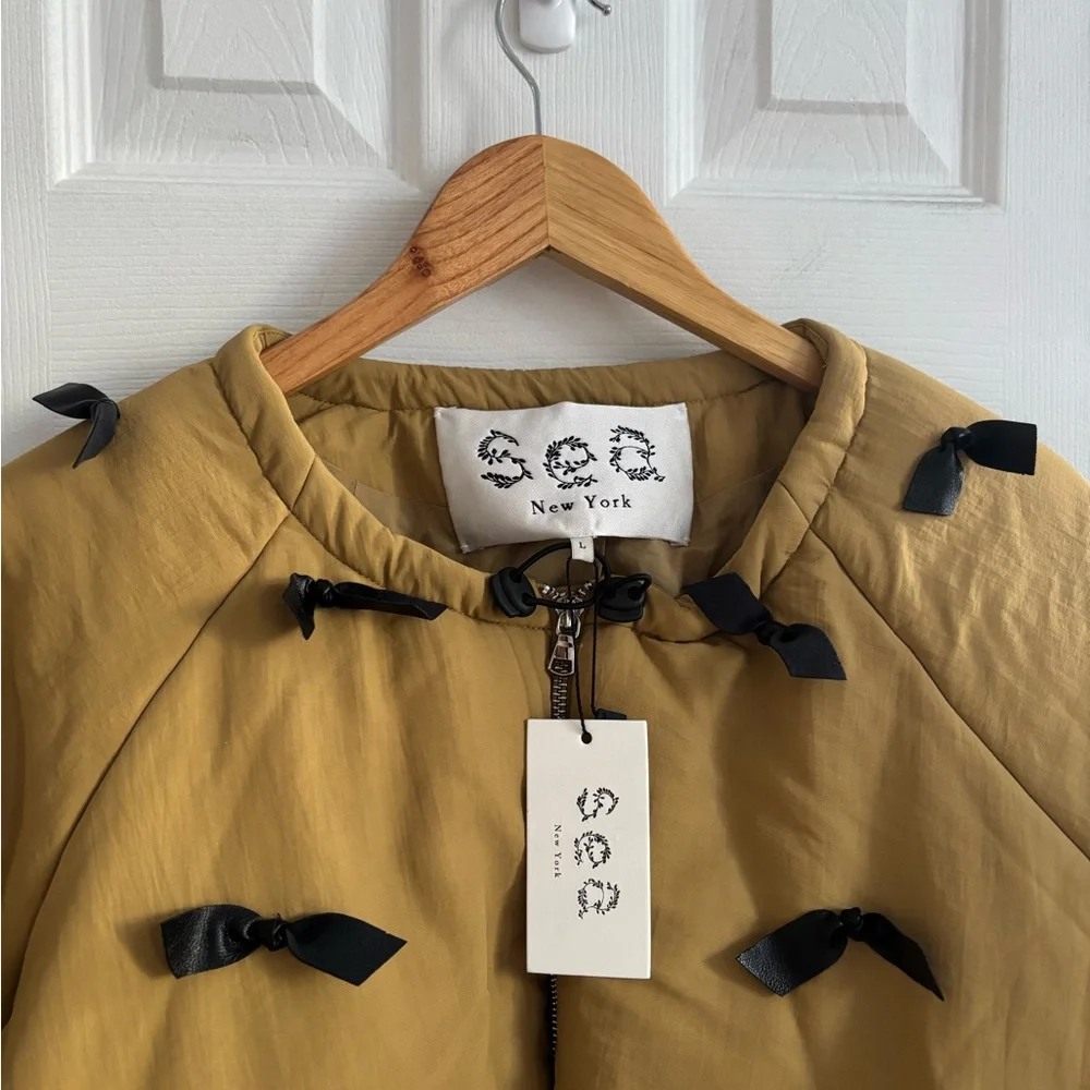 Sea New York Lucien Bow Zip Front Jacket - Picture 2 of 6